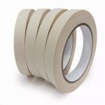 Heat Resistant Beige Pressure Sensitive Masking Tape With Low Tack Adhesive for sale