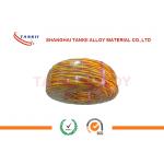 High Temperature Silica fiberglass 1000 C Thermocouple Extension Wire  2*0.711mm with Yellow and Red Color for sale