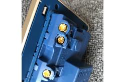 China UK Power Independent Dual USB Wall Switch Socket For Apartment / Home supplier