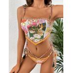 Swimming Suits Bikini For Ladies For Vacation In Stock Colorful Durable Moisture Permeable for sale