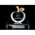 Automobile Perfume K9 Crystal Glass Ornament Crafts With Custom Engraving Logo for sale