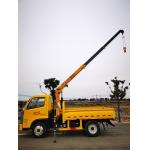 Custom 1000kg Truck Mounted Crane Small Truck With Crane