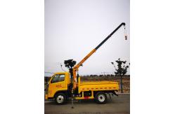 China Custom 1000kg Truck Mounted Crane Small Truck With Crane supplier