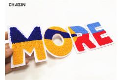 China No Minimum Chenille Letter Patches Self - Adhesive Backing For Letterman Jackets supplier