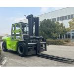 Duplex Mast 10 Ton Diesel Engine Forklift With Glass Lifting Skewer