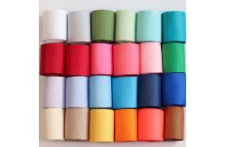 China RPET Recycled Polyester Grosgrain Ribbon By The Yard GRS Certificate supplier