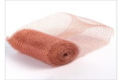 China Wire Diameter 0.16 Mm Knitted Copper Mesh Width 100mm Yellow supplier