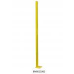 Mesh Partition Systems Galvanized Metal Corner Post Yellow Coated Erosion Resistant for sale