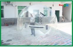 China Transparent Floating Ball Inflatable Water Toys , Walk On Water Bubble supplier
