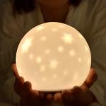 ABS Silicone Night Light Ball Rechargeable with ROHS certificate for sale