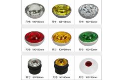 China High Visibility Glass Road Stud with 50cm Height and Reflective Material supplier
