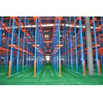 Medium Duty Multiple Drive In Pallet Rack With Powder Coat Paint Finish for sale