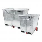 Customized Forklift Skip Bins 4000 LBS Bin Tipper For Forklift for sale