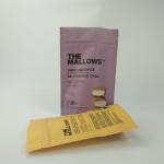 Custom Biodegradable Kraft Paper Stand Up Child Proof Zip Lock Packaging Bags For Snacks and Bars for sale