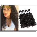 Unprocessed 100 Virgin Human Hair Extensions Peruvian Deep Wave Hair for sale