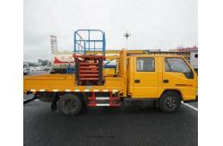 China 11m Lifting Height 500Kg Loading Capacity Truck Mounted Scissor Lift with CE supplier