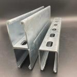 41x124 Perforated Double Strut Channel Stainless Steel Back to Back Channel for sale