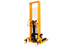 China 1.6m - 3m Manual Pallet Stacker Hand Forklift Hydraulic Pallet Trunk supplier