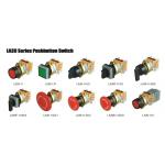 Industrial Push Button Switch Indicator 230v NP2 Controls Illuminated Flush Head for sale