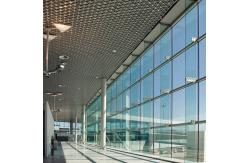 China Triangular Open Cell Metal Ceiling Tiles Perforated Aluminum Metal Grille Ceiling supplier