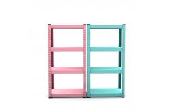 China Sharehouse 4 Shelf Light Duty Steel Shelf Rack Blue Storage Organizer supplier