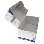 BSCI ISO14001 Custom Cardboard Packaging , 500pcs CMYK Electronic Shipping Boxes for sale