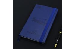 China Calendar Softcover Dotted Notebook , Pretty Journals Notebooks With Elastic Band supplier