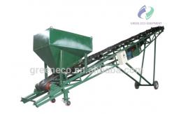 China Mining Industry Hopper Belt Conveyor , Flexible Belt Conveyor 1 Year Warranty supplier
