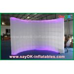 Photo Booth Backdrop Led Lighting Inflatable Photo Booth Enclosure Stand Photo Studio Wall for sale