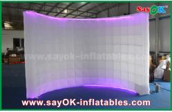 China Photo Booth Backdrop Led Lighting Inflatable Photo Booth Enclosure Stand Photo Studio Wall supplier