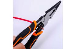 China 220mm Multi Functional Long Nose Pliers Stripper Terminal Crimping Pliers supplier