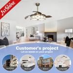 42 Smart LED Ceiling Fan with Invisible Bladeless Design and Cooling Air Function