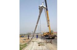 China Q355 12 Sides Polygonal High Mast Tower 4.0mm - 20.0mm Thick supplier