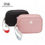 Waterproof Makeup Pouch Vanity Bag Portable Makeup Cosmetics Leather Wash Bag for sale