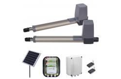 China Stop Block Automatic Swing Gate Operator Wifi Control Solar Kit supplier