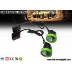 Rechargeable Mining Cap Lights , LED Mining Helmet Lights With CE , ATEX , EXIBII MI Approved for sale