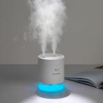 Battery 2000mAh Aroma Diffuser Night Light 650ml Double Spray Mini Usb Ultrasonic for sale