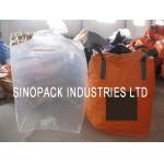Large clear Form Fit PE Bulk Fibc big bag liner for carbons / fine powder for sale