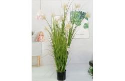 China High Imitation Handmade Potted Artificial Onion Grass 145cm Height supplier