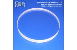 China Customized Tempered Borosilicate Glass Disc and Sight Glass Transparent supplier