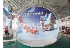 China OEM Inflatable Snow Globe with Tunnel for Promotion supplier