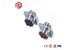China M12 Industrial Metal Waterproof Connector With 2-8Pin Straight Head Aviation Plug supplier