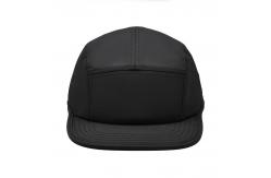 China Customized Eyelets Flat Brim Camper Hat with Medium Brim Length supplier