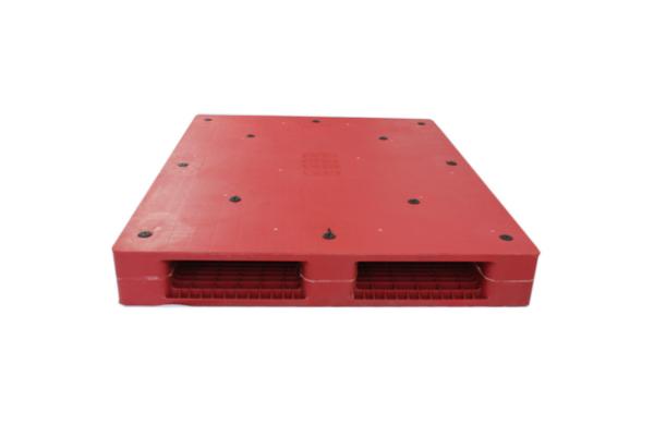 Red Plastic Stacking Pallets Yellow Injection Moulded Plastic Pallets