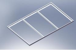 China Roof 6063-T5  Aluminum Solar Panel Frame Border Black 40*40mm supplier
