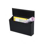 Custom Wall Mounted Black Steel Mailbox for Wall Mounted Letter box for sale