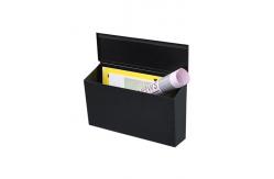 China Custom Wall Mounted Black Steel Mailbox for Wall Mounted Letter box supplier