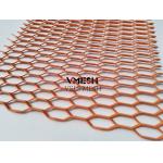 PVDF Aluminum Expanded Metal Mesh 5.5mm 6.0mm Wall Cladding Ventilated Facades for sale