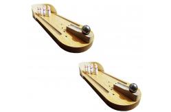 China Kingda 350g Wood Tabletop Bowling Set Indoor family sports CE approval supplier