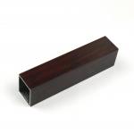 Hollow Tube Building Decoration Wood Finish Aluminium Profiles for sale